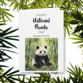 Carte Joyeuse Journée nationale du panda | 16 mars