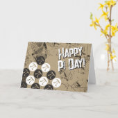 Carte Joyeuse Journée Pi (Fleur jaune)