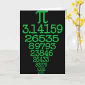 Carte Joyeuse Journée Pi (Fleur jaune)