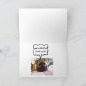 Carte Joyeuse maman d'anniversaire, celle que je regarde (Intérieur)