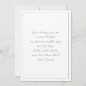 Carte Joyeuse maman d'anniversaire de bébé (Dos)