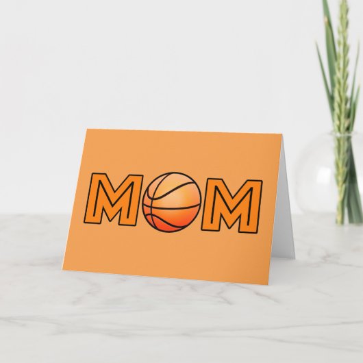 Carte Joyeuse maman de la Fête des Mères Basketball Mama (Devant)