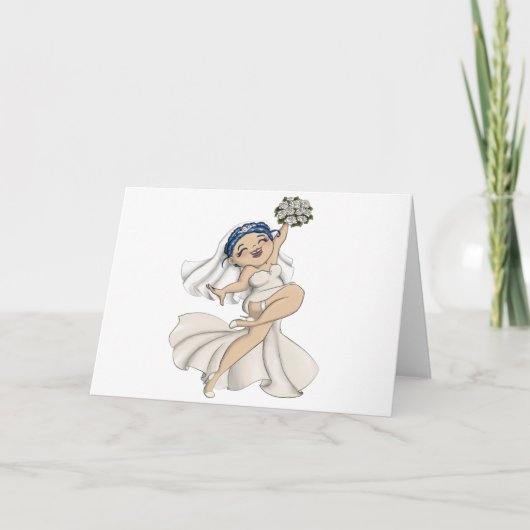 Carte Joyeuse mariée 07 (Devant)