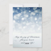 Carte Joyeuse Noël Appartement (Dos)