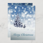 Carte Joyeuse Noël Appartement (Devant / Derrière)