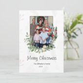 Carte Joyeuse Noël Appartement (Debout devant)