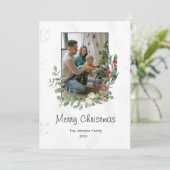 Carte Joyeuse Noël Appartement (Debout devant)