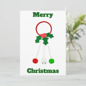Carte Joyeuse Noël Jingle Bells (Debout devant)