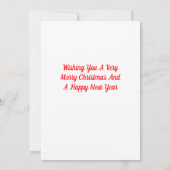 Carte Joyeuse Noël Jingle Bells (Dos)