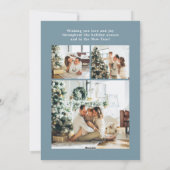 Carte Joyeuse Noël Multi Photo Holiday (Dos)