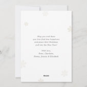 Carte Joyeuse Noël Photo (Dos)