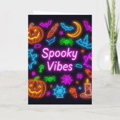 Carte Joyeuse Nuit d'Halloween (Dos)