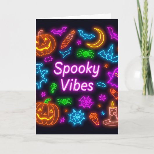 Carte Joyeuse Nuit d'Halloween (Devant)