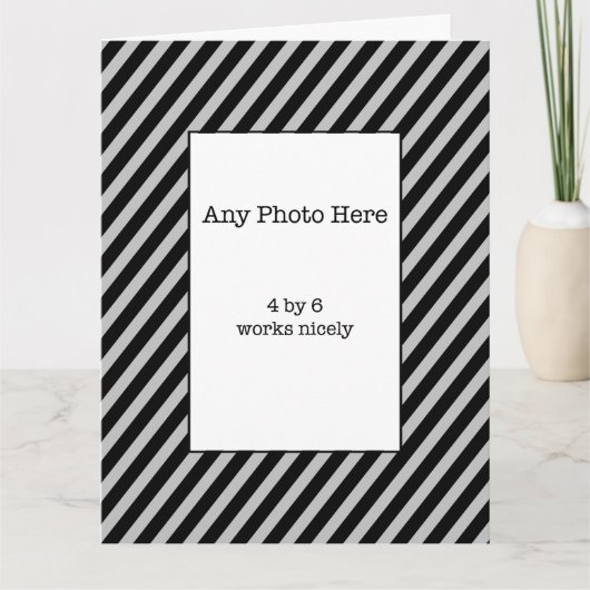 Carte Joyeuse photo d'anniversaire (Devant)