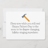 Carte Joyeuse première fête des pères (Dos)