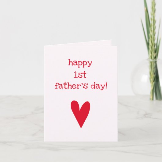 Carte Joyeuse première fête des Pères ! | Fête des Pères (Devant)