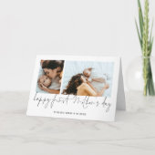 Carte Joyeuse première mère Jour 2 Photos Script (Devant)