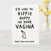 Carte Joyeuse Printemps Oups (Fleur jaune)