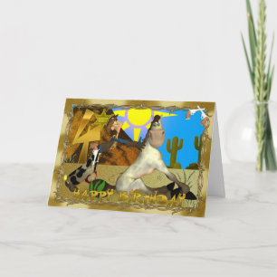 Carte Joyeuse prise de racines 4e anniversaire