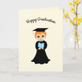 Carte Joyeuse remise de diplômes (Fleur jaune)