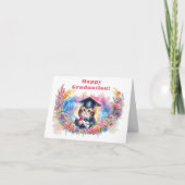 Carte Joyeuse remise de diplômes avec petit chaton ! (Devant)