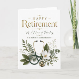 Carte Joyeuse retraite docteur