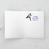 Carte Joyeuse retraite Hockey sur glace Sport (Intérieur)