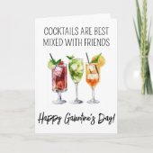 Carte Joyeuse Saint Galentine à tous les copains de cock (Devant)