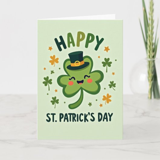 Carte Joyeuse Saint-Patrick (Devant)