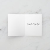 Carte Joyeuse Saint-Patrick (Intérieur)