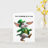 Carte Joyeuse Saint-Patrick (Fleur jaune)