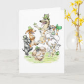 Carte Joyeuse Saint Patrick (Fleur jaune)