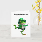 Carte Joyeuse Saint-Patrick (Fleur jaune)