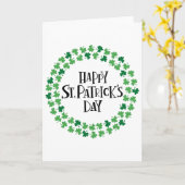 Carte Joyeuse Saint-Patrick 1 (Fleur jaune)