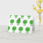 Carte Joyeuse Saint-Patrick à vous (Fleur jaune)