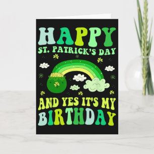 Carte Joyeuse Saint-Patrick Anniversaire Saint-Paddy Fem