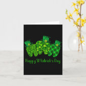 Carte Joyeuse Saint-Patrick Dentale Istant Dent Irlandai (Fleur jaune)