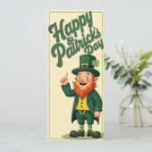 Carte Joyeuse Saint-Patrick Mignon Lutins (Debout devant)