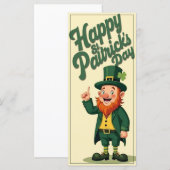 Carte Joyeuse Saint-Patrick Mignon Lutins (Devant / Derrière)