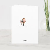 Carte Joyeuse Saint-Patrick Petite-fille Humour Chat (Dos)