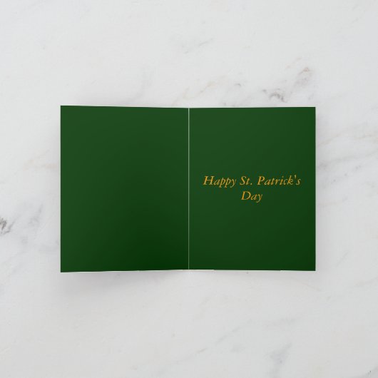 Carte Joyeuse Saint-Patricks Day (Intérieur)