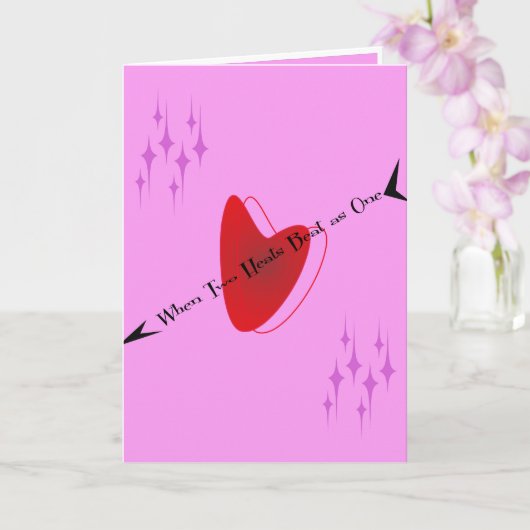 Carte Joyeuse Saint-Valentin (Orchidée)
