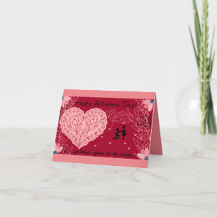 Carte Joyeuse Saint-Valentin