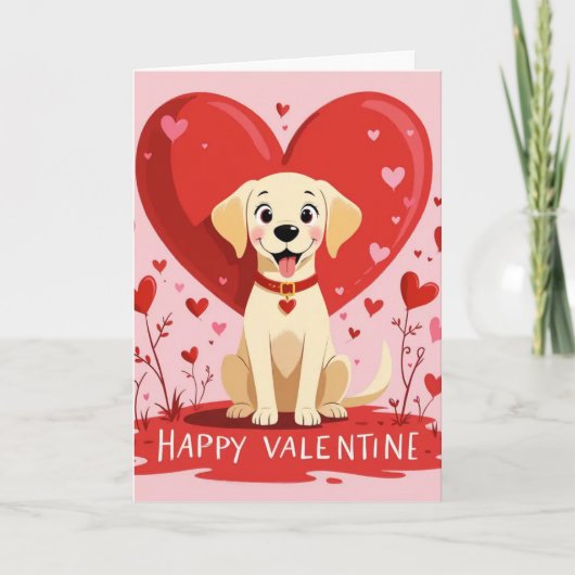 Carte Joyeuse Saint-Valentin (Devant)