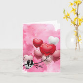Carte Joyeuse Saint-Valentin (Fleur jaune)