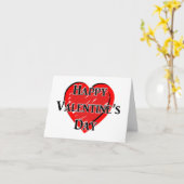 Carte Joyeuse Saint-Valentin (Fleur jaune)
