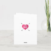 Carte Joyeuse Saint-Valentin (Dos)