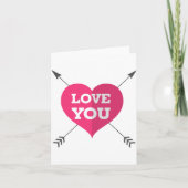 Carte Joyeuse Saint-Valentin (Devant)