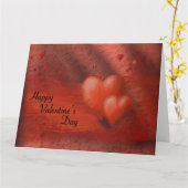 Carte Joyeuse Saint-Valentin  (Fleur jaune)