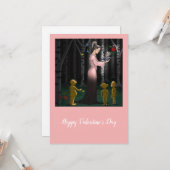 Carte Joyeuse Saint-Valentin (Devant/Arrière en situation)